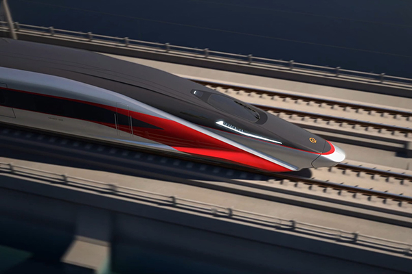 CR450動車組樣車發(fā)布，車身用到永磁、鎂合金、碳纖維等新材料