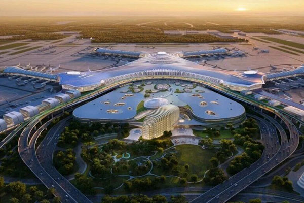 全球首個(gè)全碳纖維索輪幅式張弦結(jié)構(gòu)在濟(jì)南機(jī)場(chǎng)正式啟用